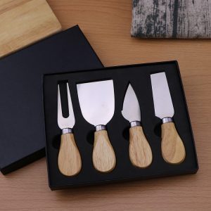 stainless steel cheese knife gift set
