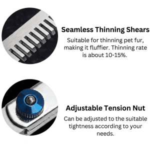 homegroom 6" pet grooming shears set