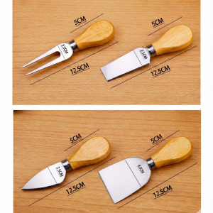 stainless steel cheese knife gift set