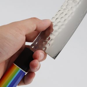 rainbow g10 triple steel chef’s knife
