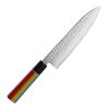 rainbow g10 triple steel chef’s knife