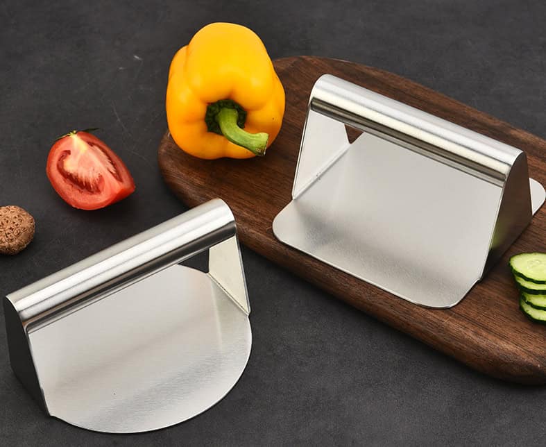 stainless steel meat press & grill weight